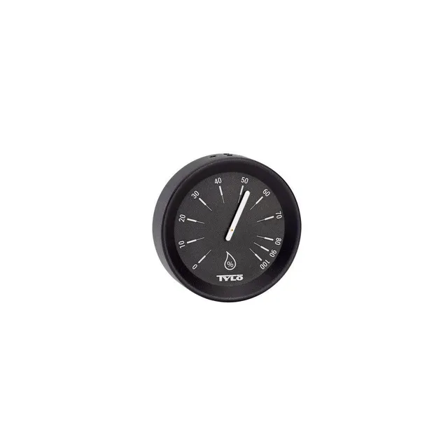 tyl-brilliant-hygrometer-sauna-aluminium-schwarz-silber image 1