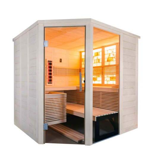 harvia-himalaya-corner-infra-massivsauna-fichte-206x206-cm-4-pers image 1