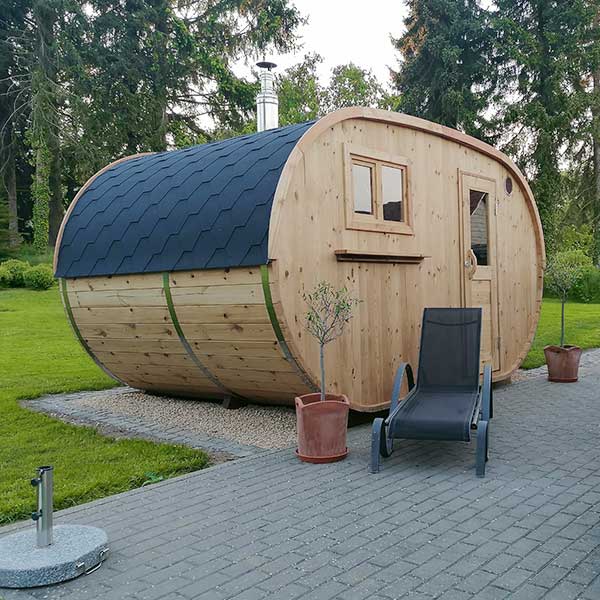 wellmia-fasssauna-oval-gartensauna-410-cm-6-8-personen image 4