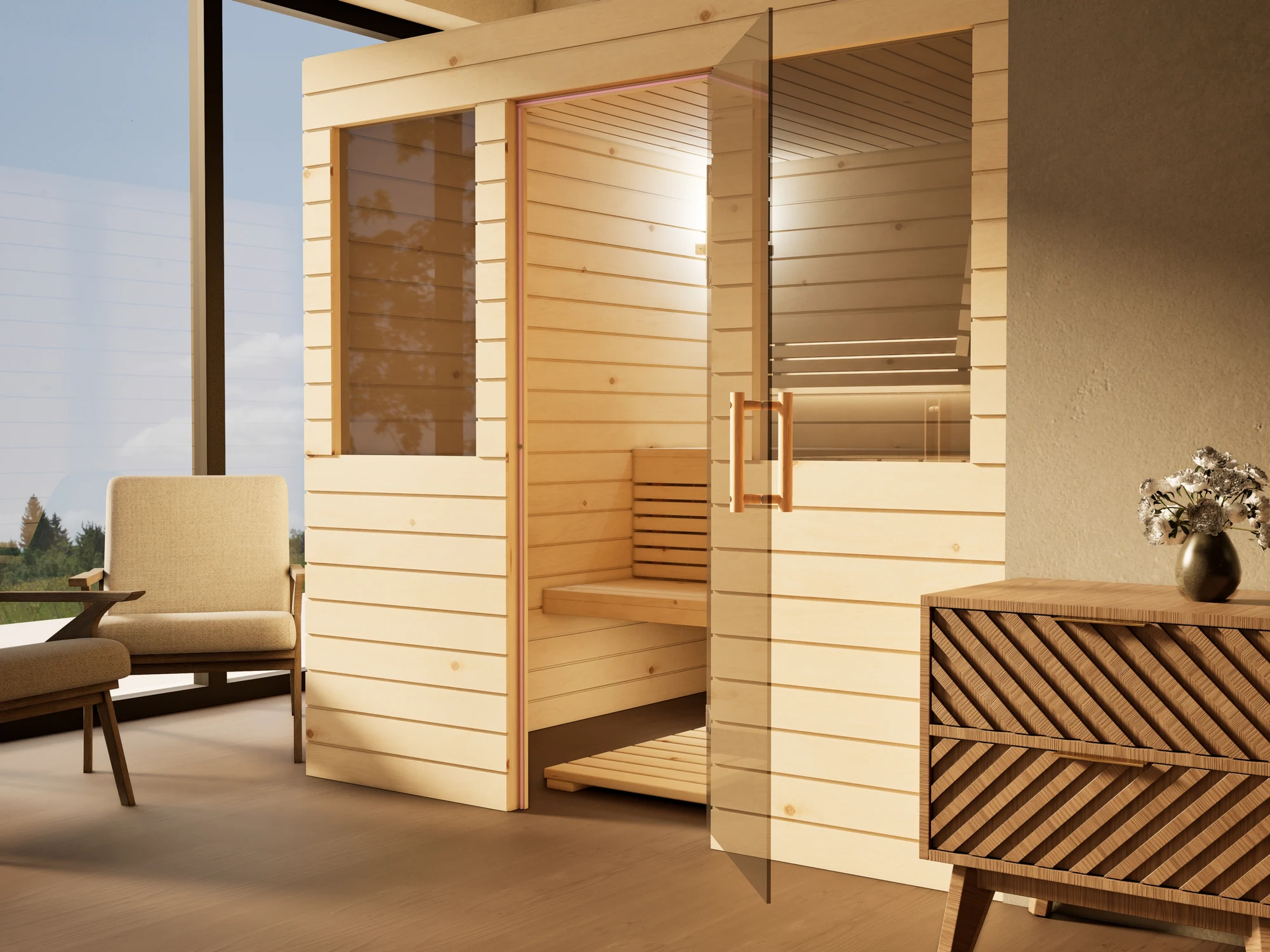 polarholz-venus-2-fenster-profilholz-sauna-zirbenholz image 2