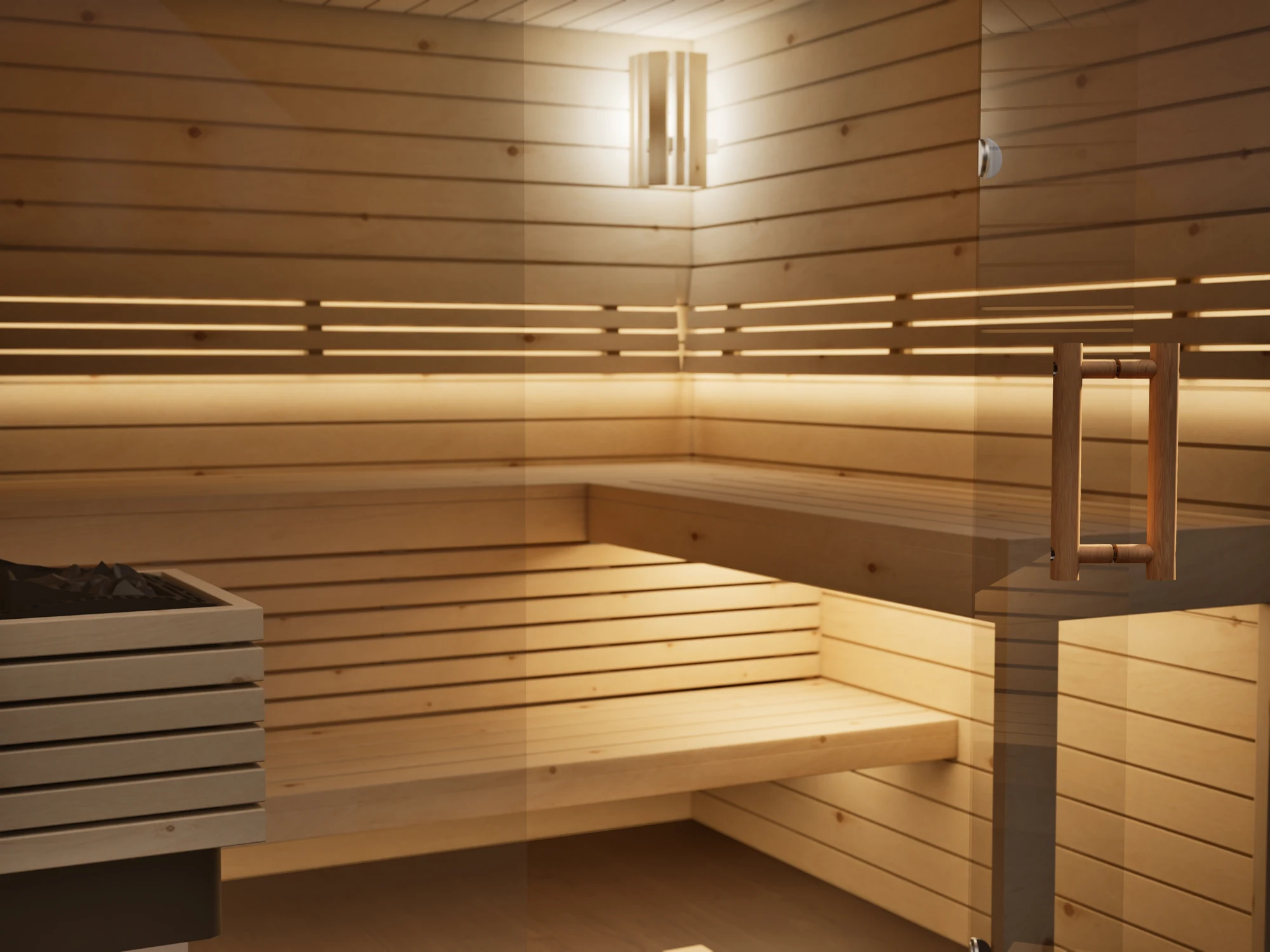 polarholz-kristall-sauna-zirbenholz-glasfront-mit-ofen-set image 7