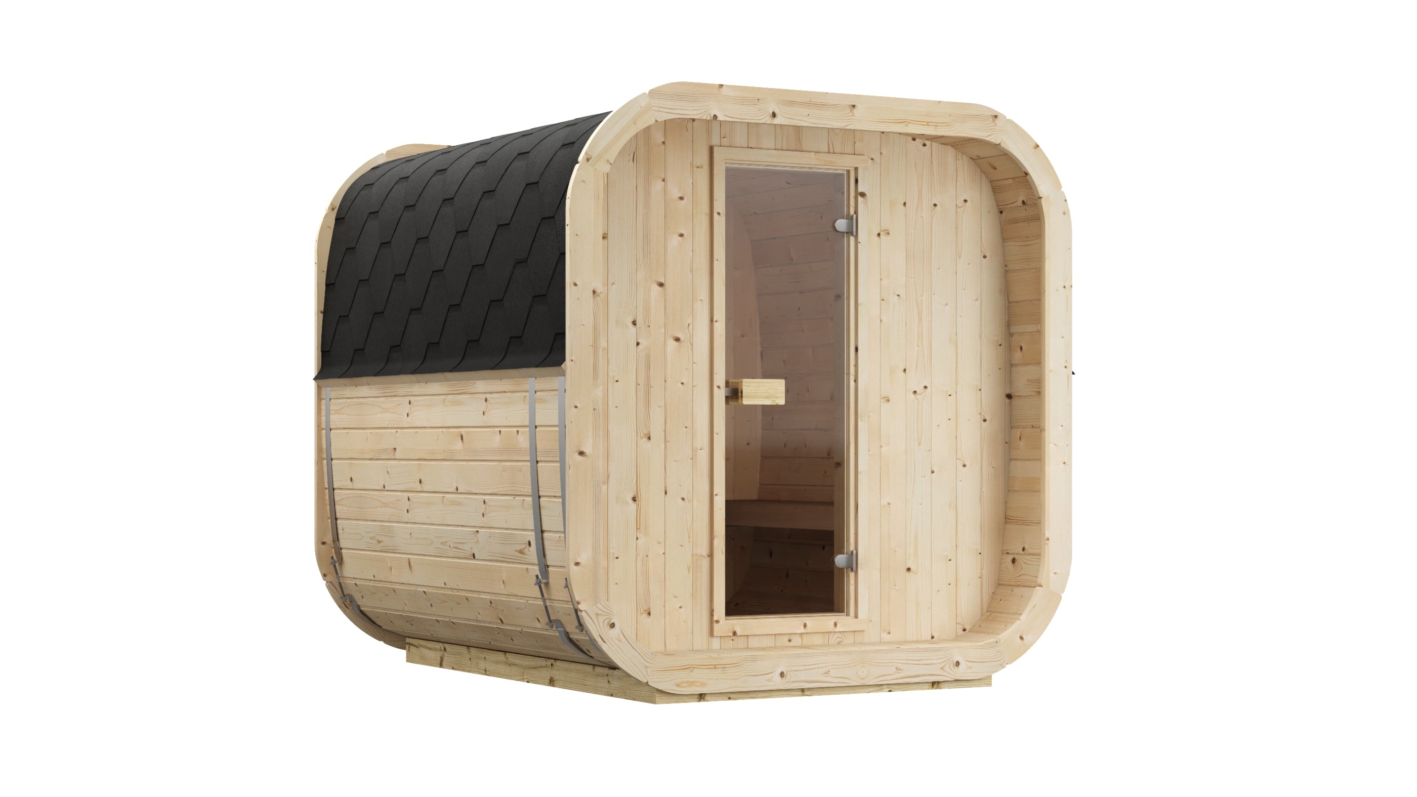 wellmia-fasssauna-icon-250-s-saunafass-fichte-6-personen image 2