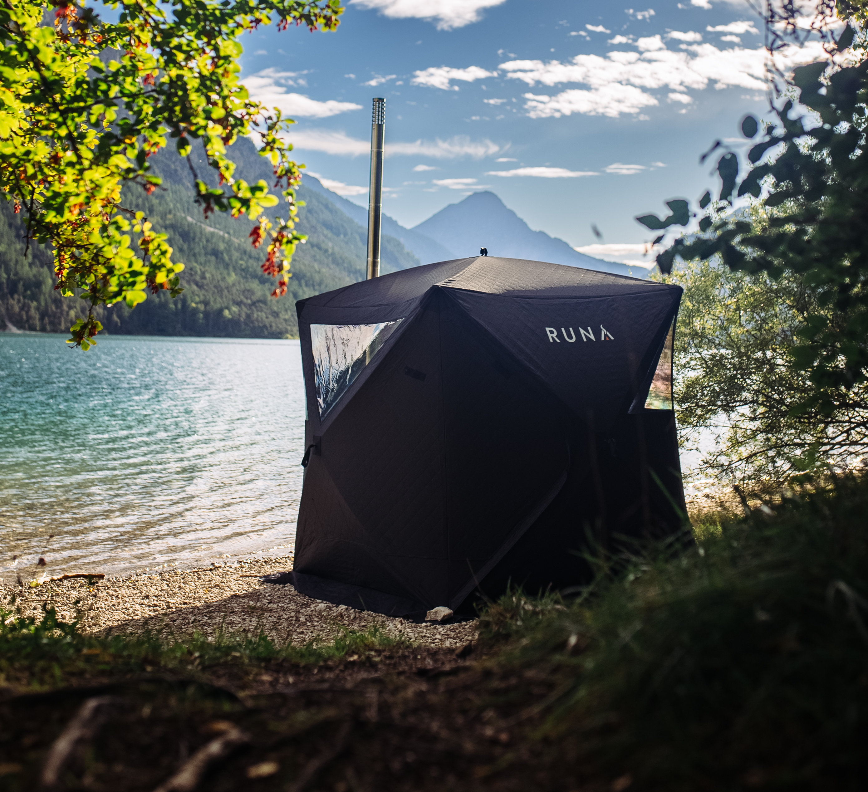 runa-zeltsauna-komplett-set-holzofen-4-5-personen image 1