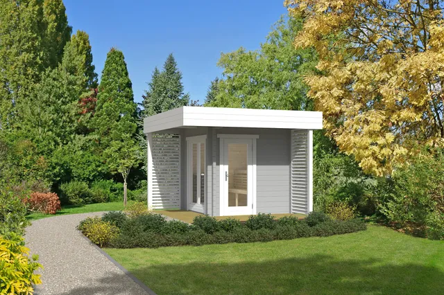 wellmia-mattias-gartensauna-70mm-3-4-personen-fichte-3-34m image 1