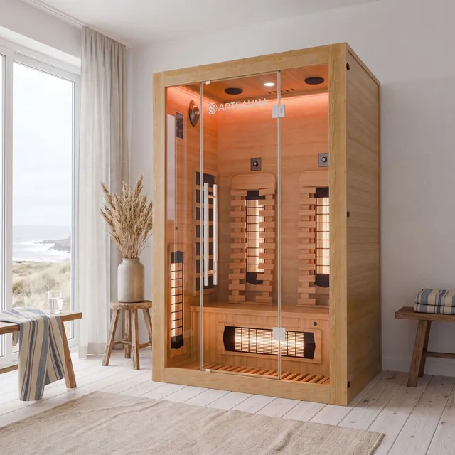 artsauna-kiruna-130-premium-infrarotkabine-dual-hemlock image 1