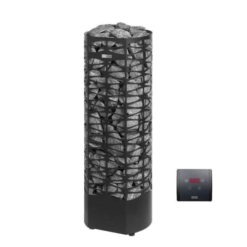 wellmia-saana-saunaofen-set-9-kw-schwarz-extern-verkabelt image 1