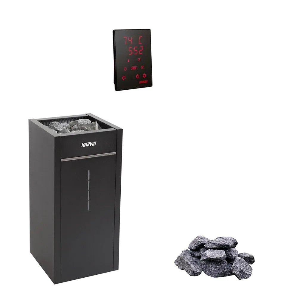 harvia-virta-combi-saunaofen-hl70s-6-8-kw-set-mit-cx110c image 1