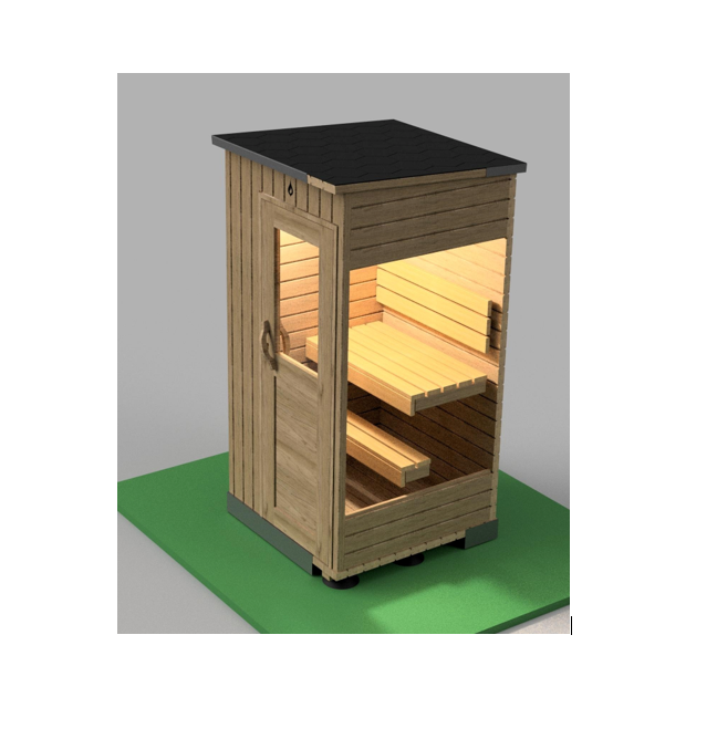 wellmia-spirit-mini-outdoor-gartensauna-109x109-cm-1-2-pers image 1