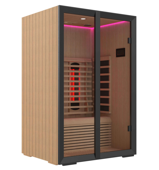 harvia-omni-small-infrarotkabine-abachi-130x104-cm image 2