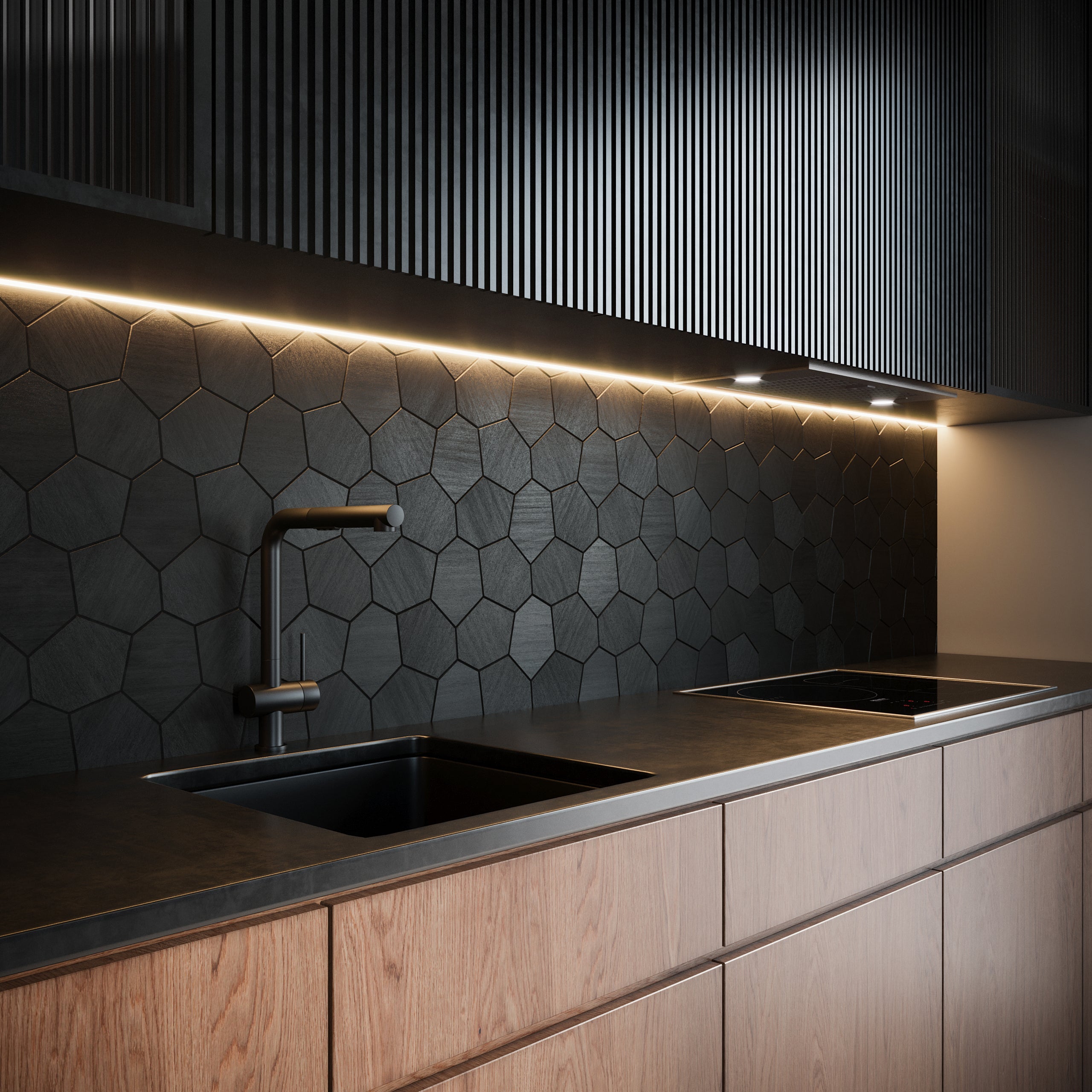 wellmia-royal-black-sauna-dekopaneel-abachi-0-86-m2-6er-set image 5