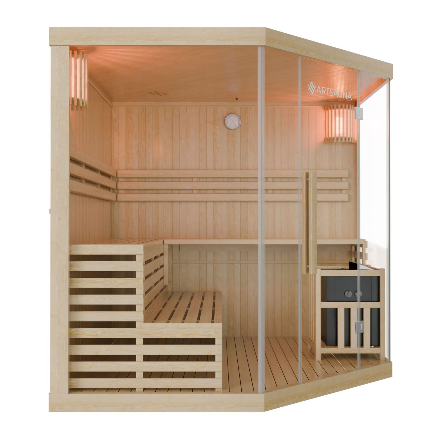 artsauna-espoo200-premium-saunakabine-5-personen-hemlock image 5