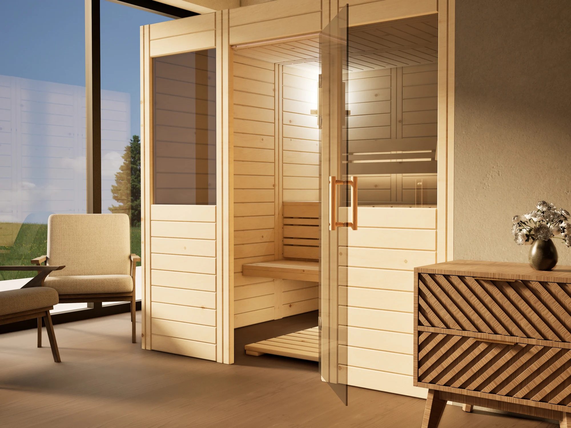 polarholz-venus-sauna-nach-ma-zirbe-2-fenster-prestige image 2