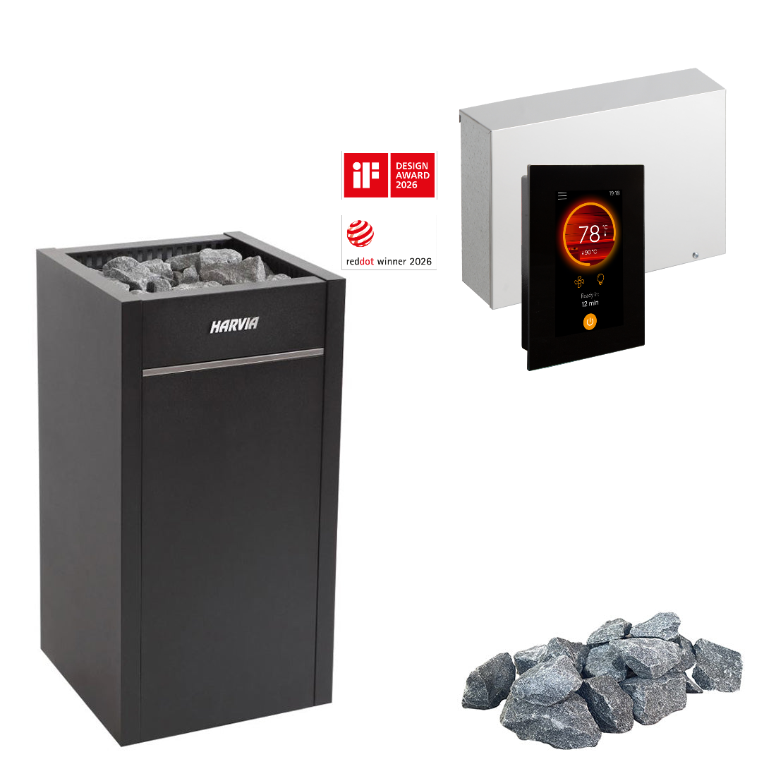 harvia-virta-elektro-saunaofen-set-9-kw-mit-fenix-wifi image 1