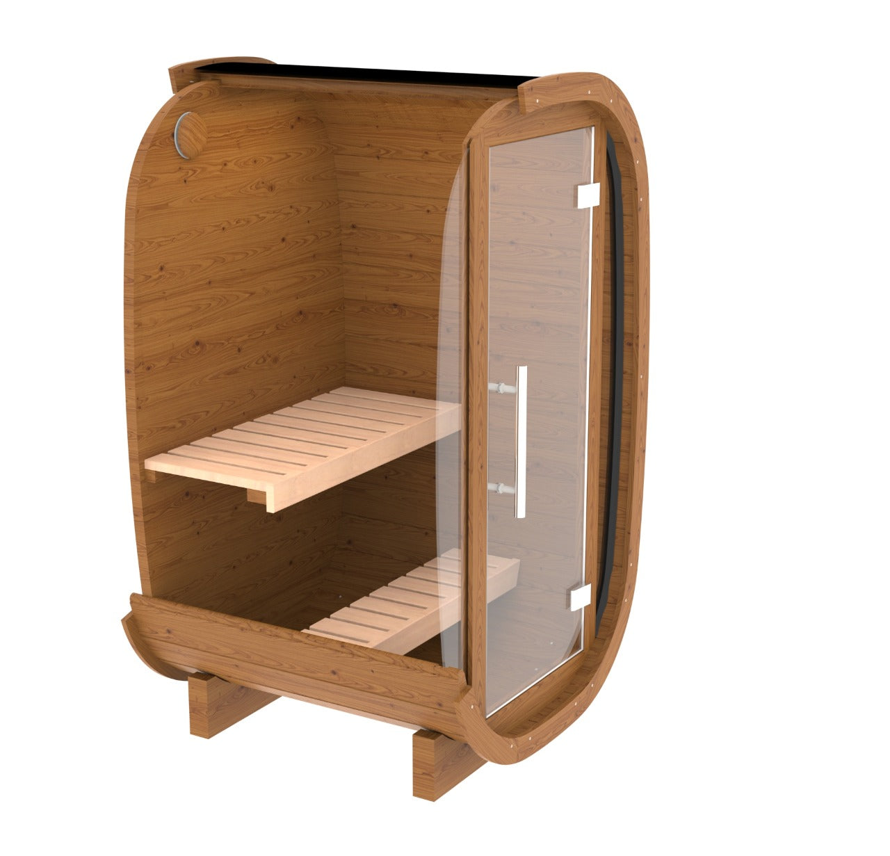 wellmia-outdoor-mini-gartensauna-thermoholz-2-personen-bausatz image 3