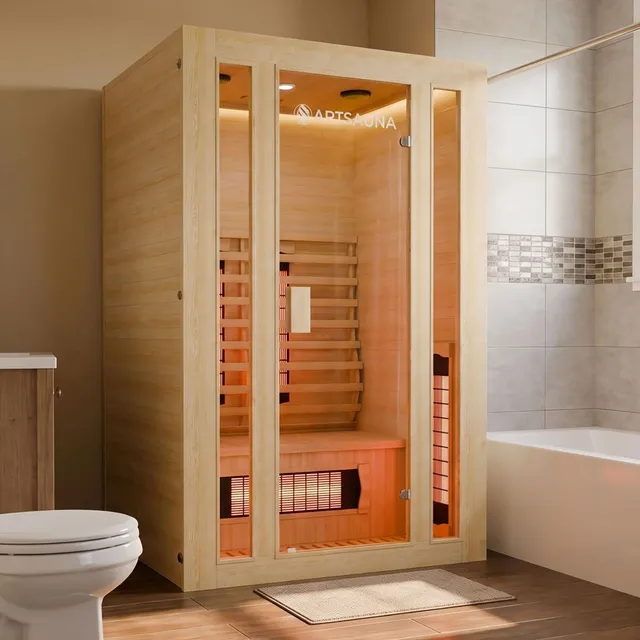 artsauna-nyborg-s120v-infrarotkabine-2-personen-dual image 1