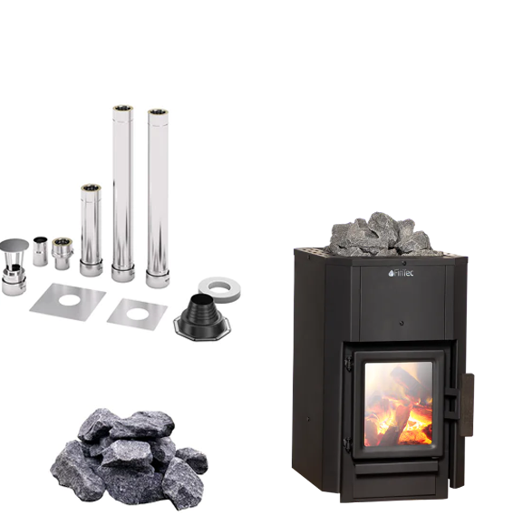 fintec-nori-6-8-kw-saunaholzofen-komplettset-mit-schornstein image 1