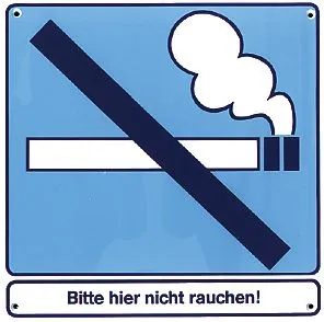 sauna-matti-aushangtafeln-bitte-hier-nicht-rauchen-schild image 1