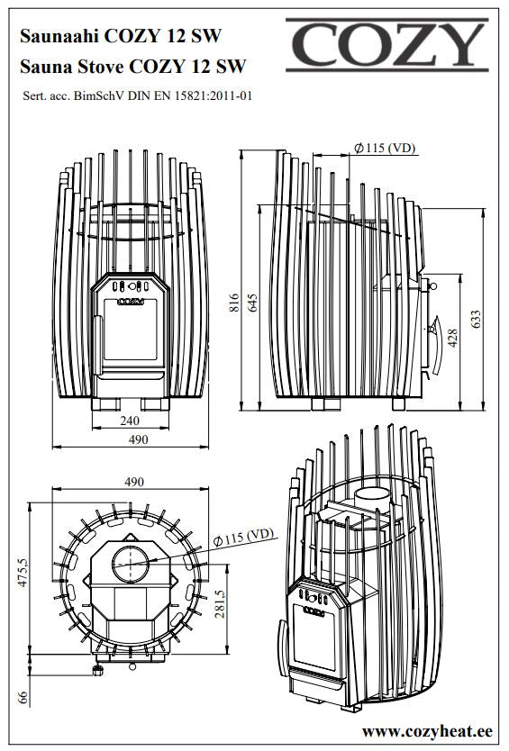 pequ-cozy-12-sw-holz-saunaofen-komplettset-11-5-kw-edelstahl image 7