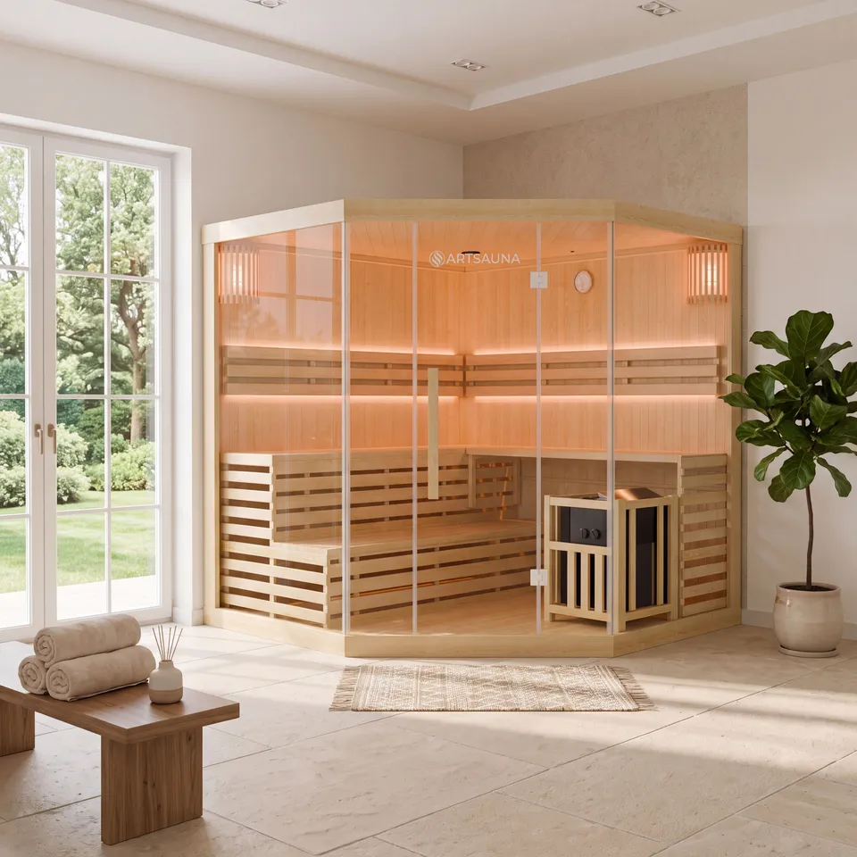 artsauna-espoo200-premium-saunakabine-5-personen-hemlock image 1