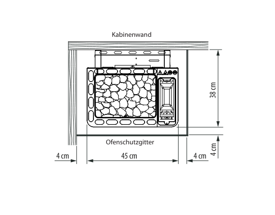 eos-bi-o-thermat-saunaofen-9-kw-mit-verdampfer-combi image 2