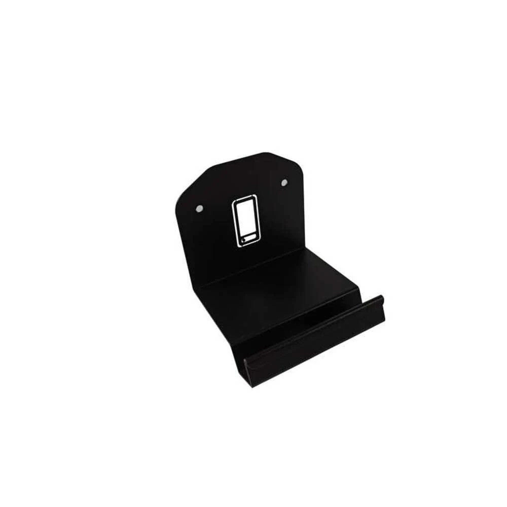 polarholz-bauartikel-handyhalter-ablage-schwarz-85x90x96mm image 1