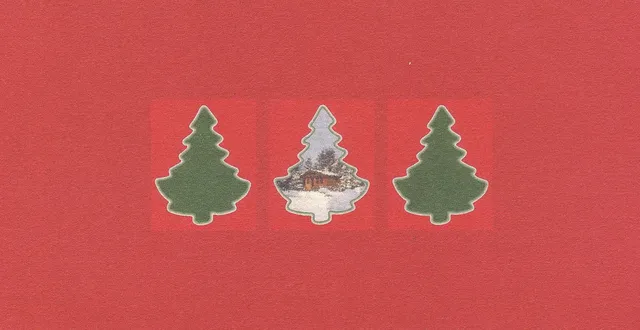 sauna-matti-dies-und-das-weihnachtskarte-tannenbaum-gru-karte image 1