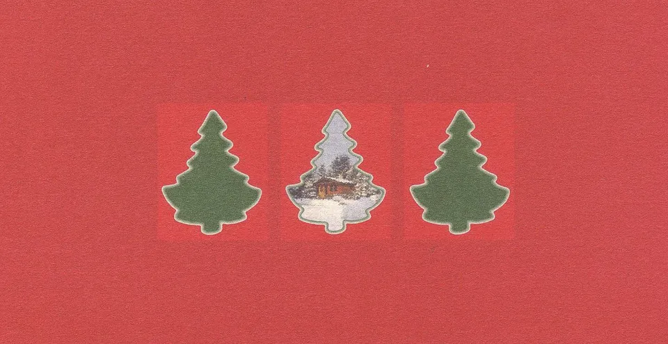 sauna-matti-dies-und-das-weihnachtskarte-tannenbaum-gru-karte image 1