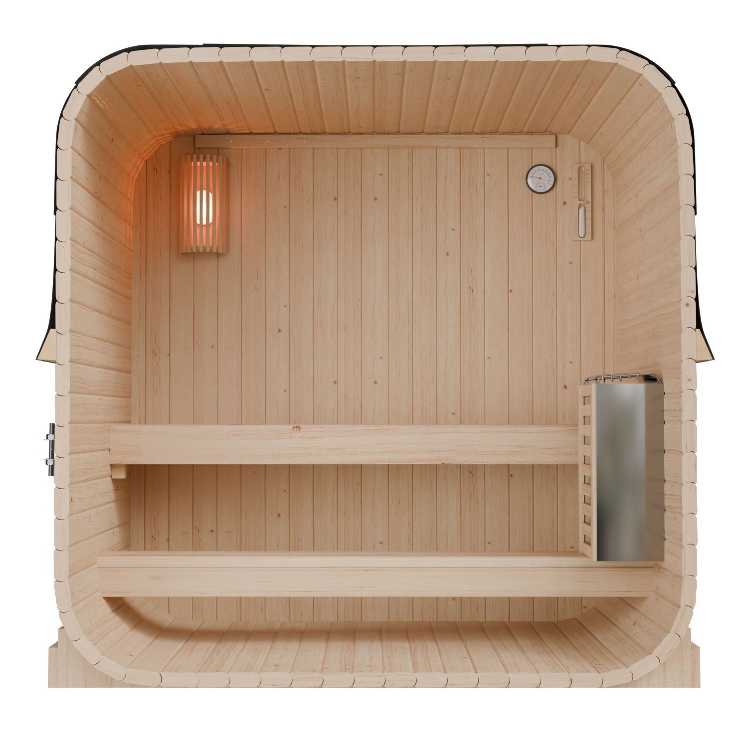 artsauna-fjora-m-cube-fasssauna-fichte-3-personen image 3
