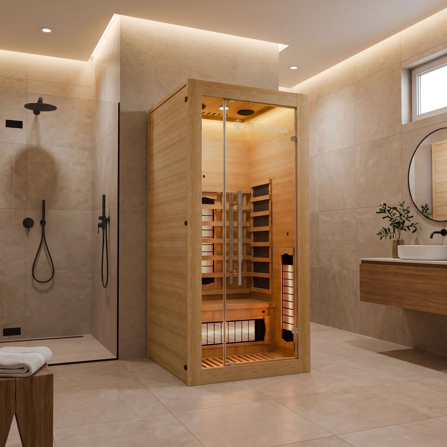 artsauna-kiruna-90-infrarotkabine-1-person-dual image 1