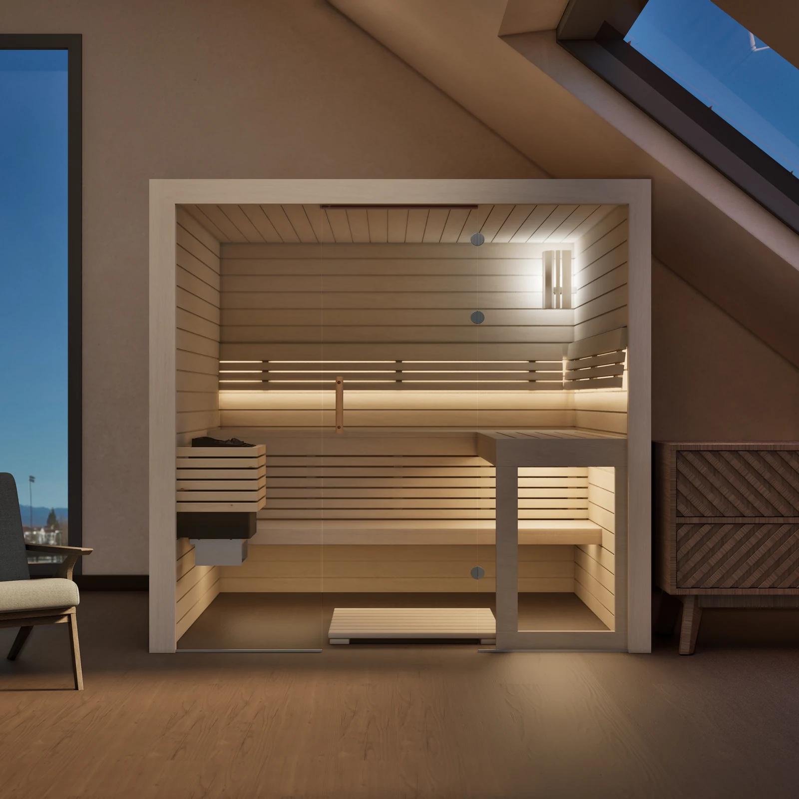 polarholz-kristall-profilholz-sauna-linde-nach-ma-glasfront-ofen image 1
