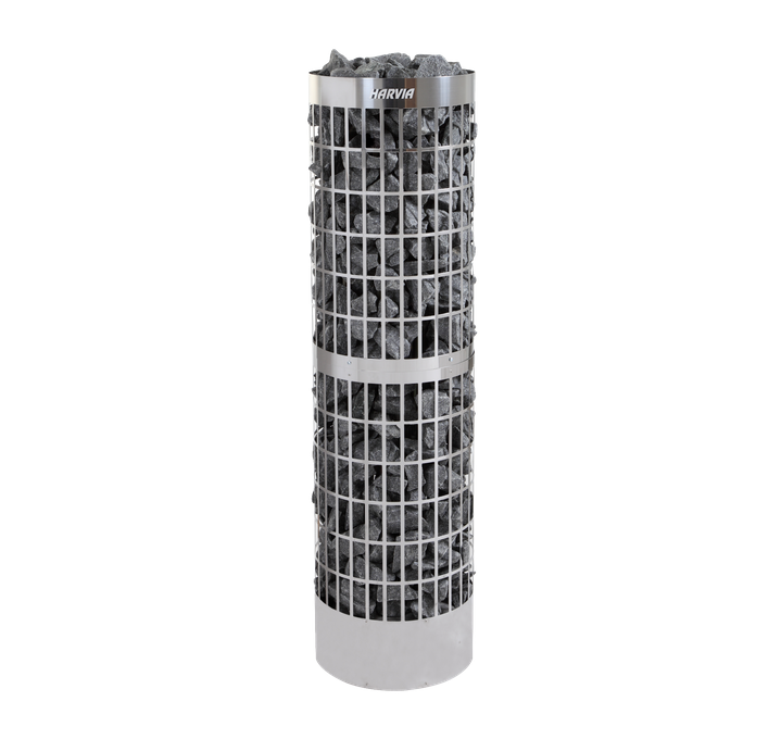 harvia-cilindro-pro-pc100e-elektroofen-10-kw-steel image 1