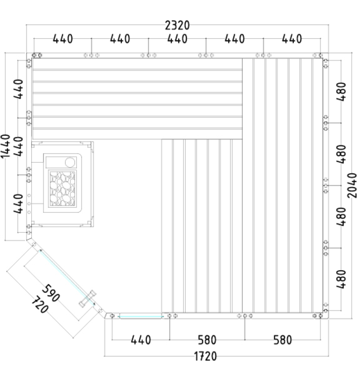 harvia-komfort-corner-large-innensauna-5-pers image 3