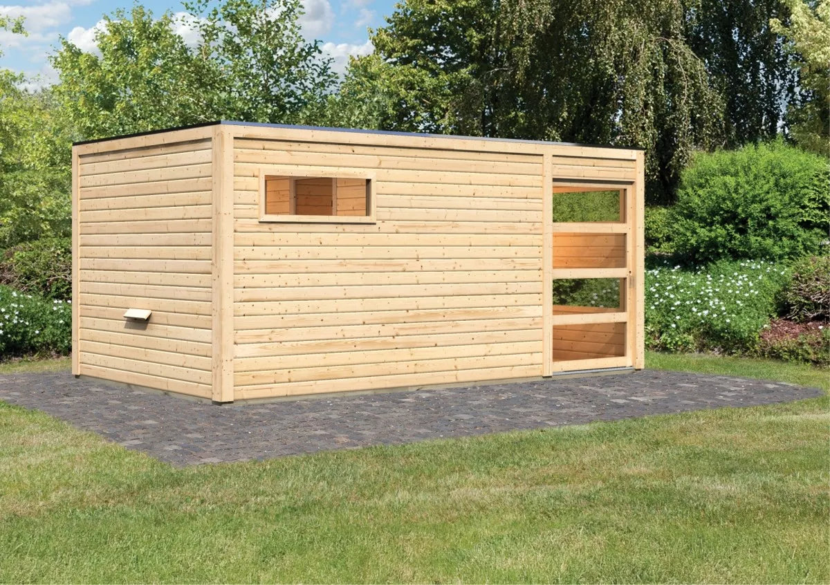 wellmia-hygge-gartensauna-bausatz-fichtenholz-mit-vorraum-508x276 image 2
