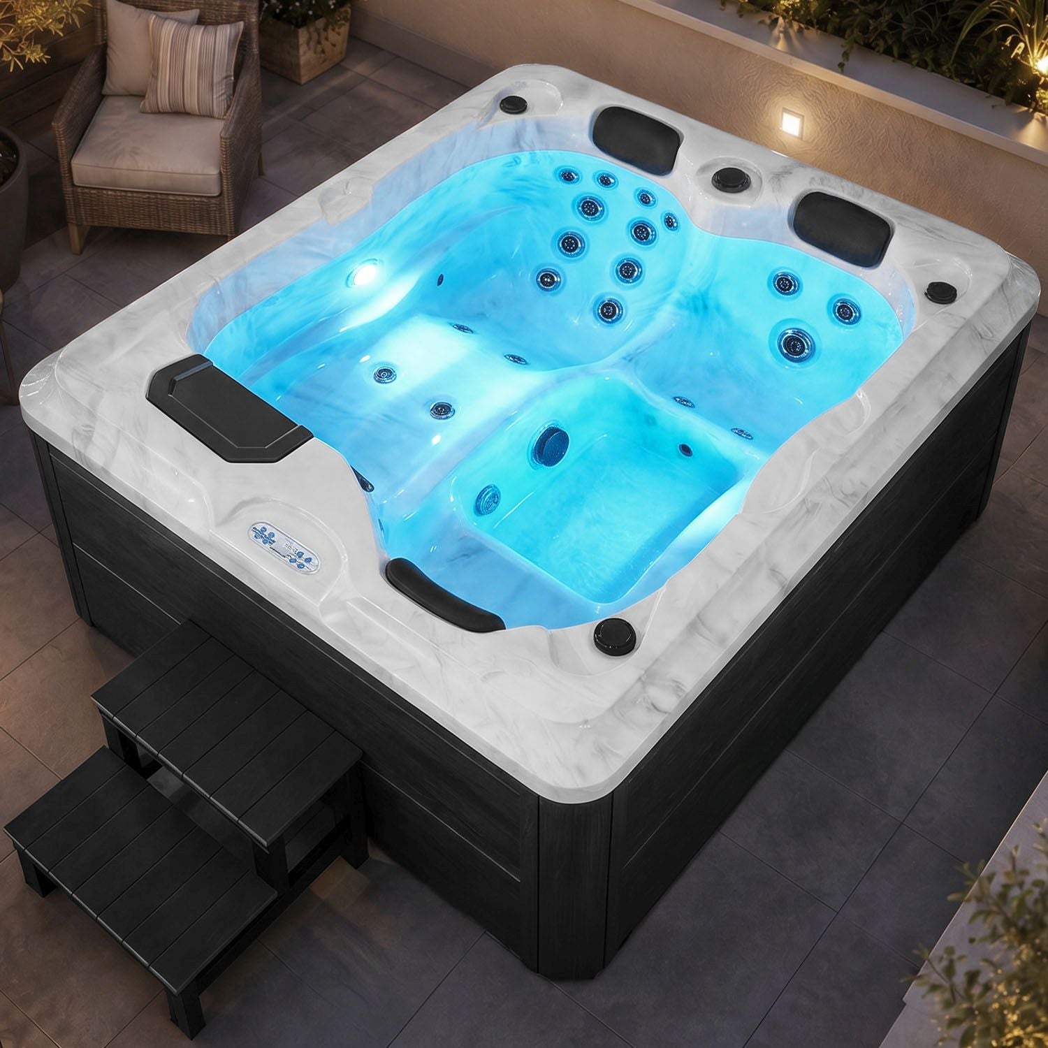 artsauna-oasis-outdoor-whirlpool-3-personen-treppe image 1