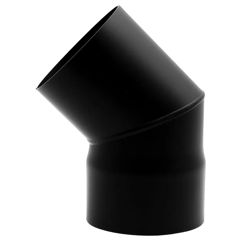 harvia-wz45ml-winkelrohr-45-115-m-schwarz-f-r-holzofen image 1