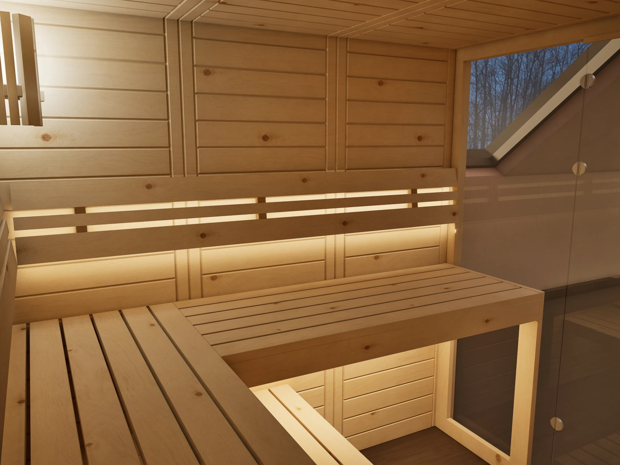 polarholz-kristall-ganzglasfront-massivholz-sauna-zirbenholz image 5