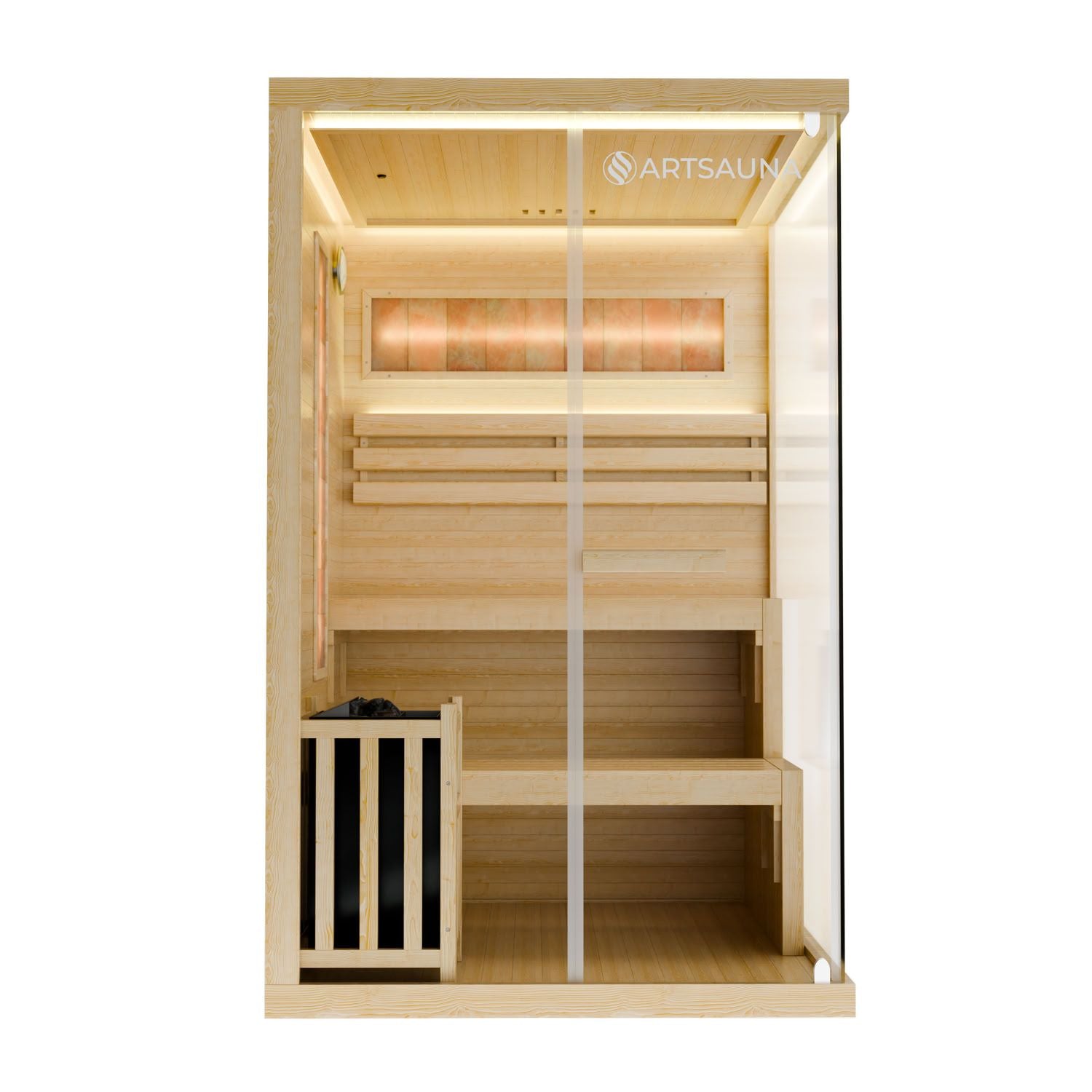 artsauna-vantaa-120-sauna-salzstein-natur-mit-ofen image 2