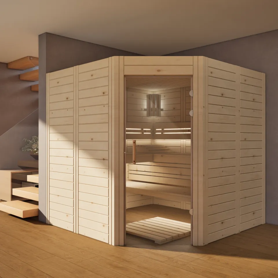 polarholz-athen-5-eck-ecksauna-zirbenholz-glast-r-ma image 1