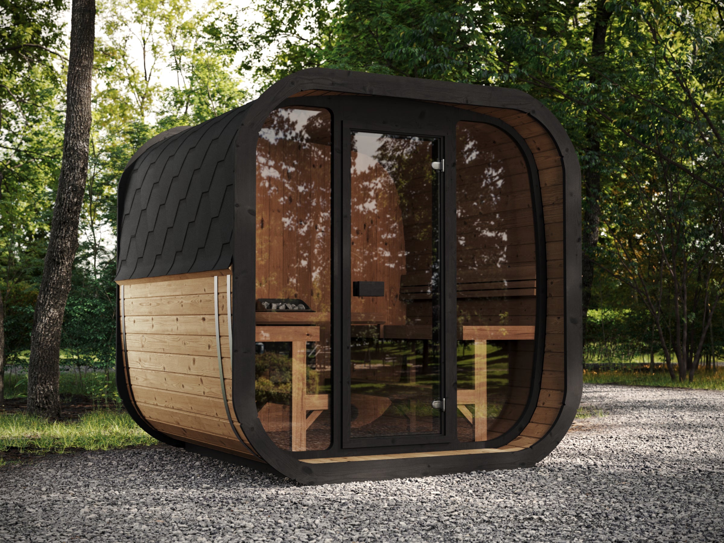 wellmia-icon-220-xl-fasssauna-thermoholz-glasfront image 1