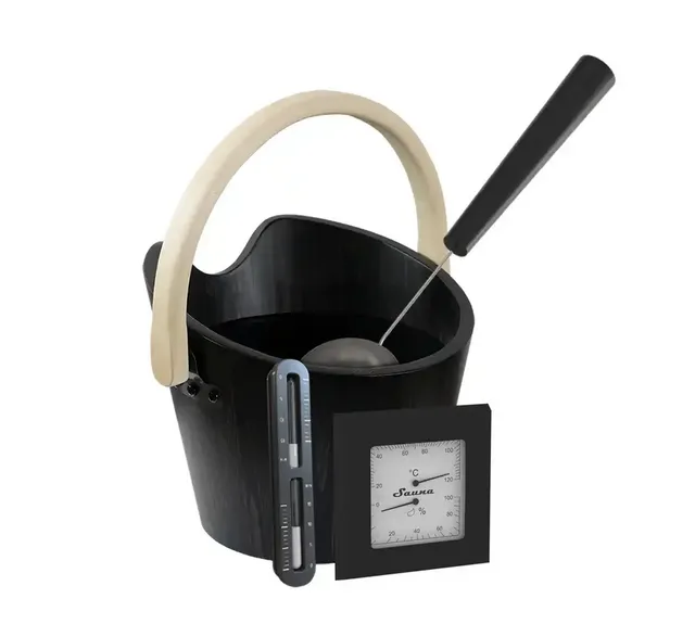 sawo-premium-schwarz-sauna-zubeh-rset-4-teilig-schwarz image 1