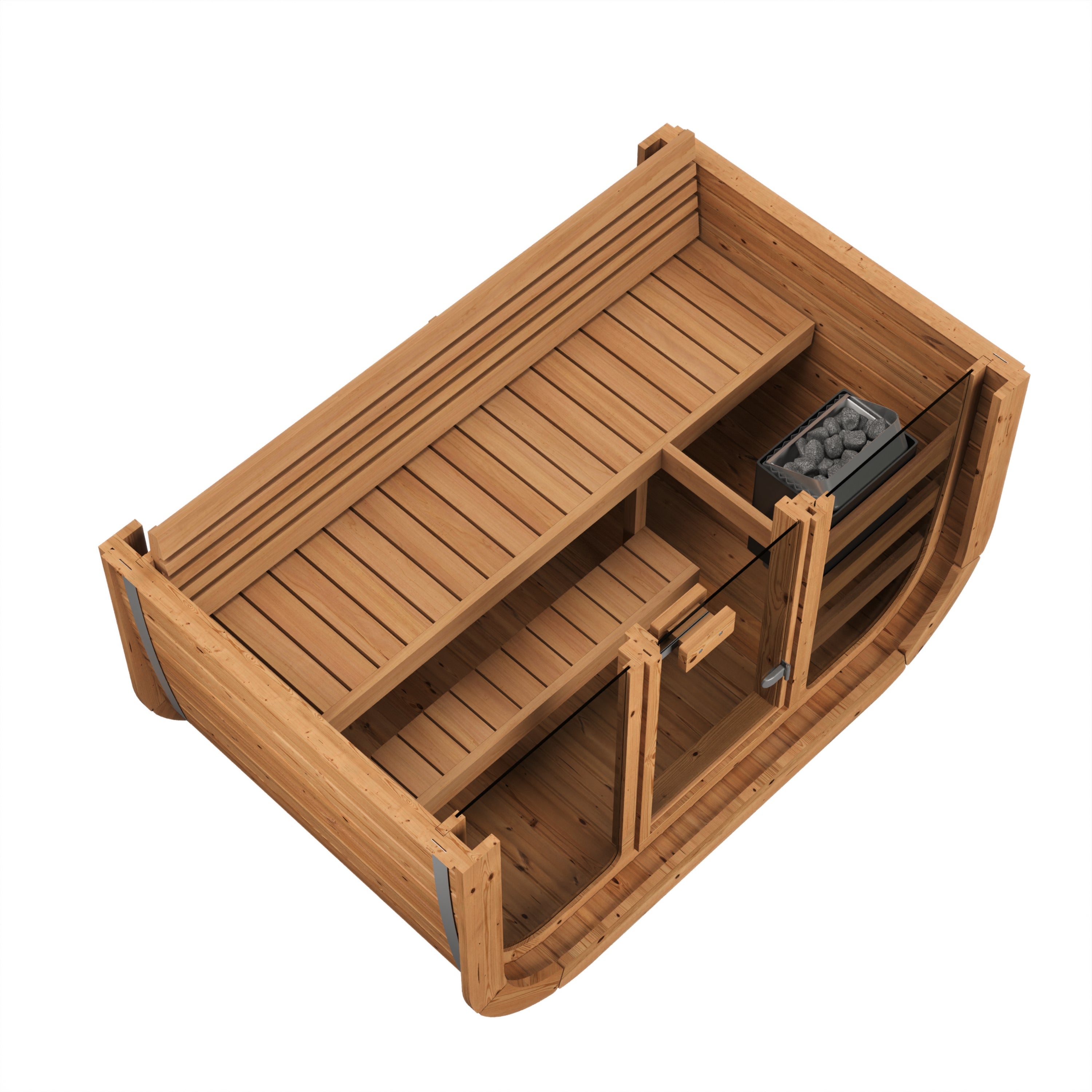 wellmia-icon-125-fasssauna-thermoholz-glasfront-3-pers image 6