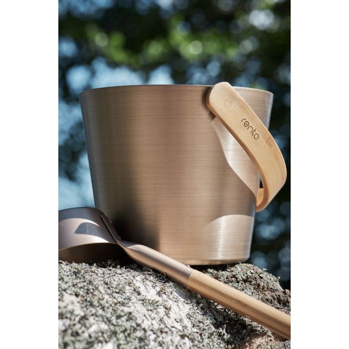 rento-aufgusskelle-saunakelle-champagne-bambus-aluminium image 5