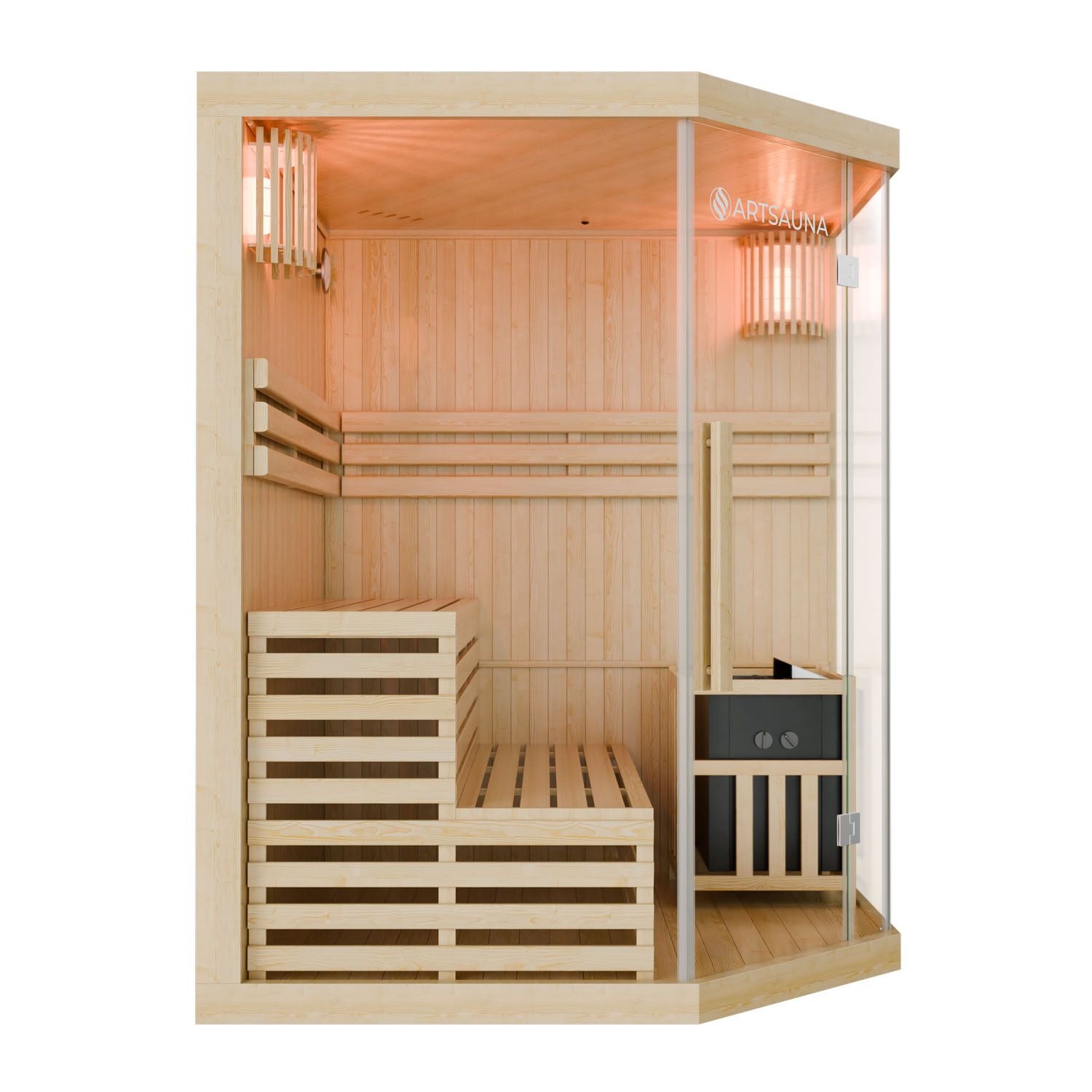 artsauna-espoo150-premium-saunakabine-3-personen-hemlock image 5