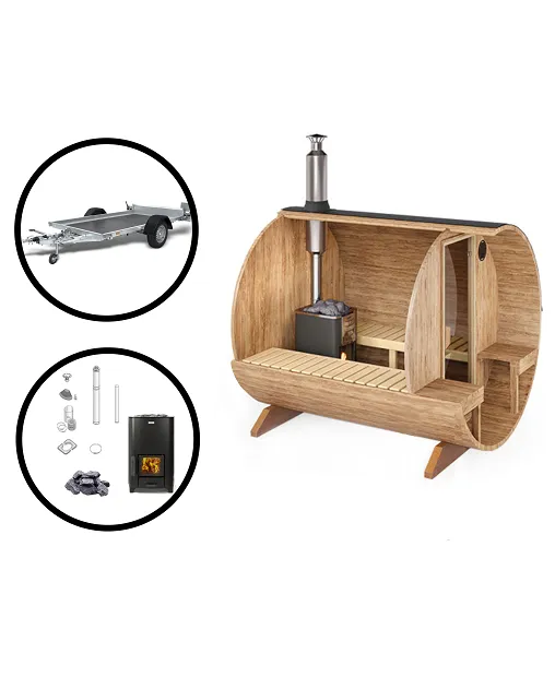 wellmia-nordica-veranda-small-fasssauna-komplettset-anh-nger image 1