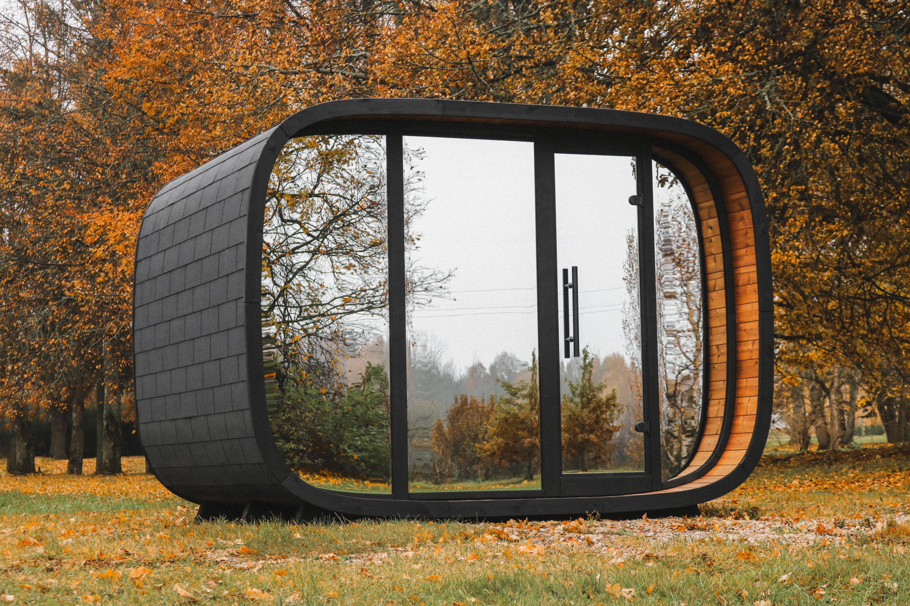 leil-round-cube-double-gartensauna-thermoholz-2-4-m image 5