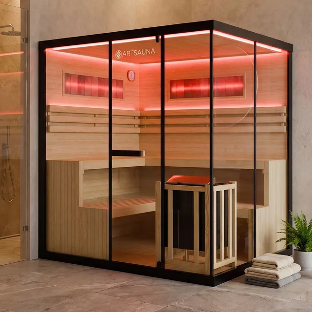 artsauna-vantaa-200-innensauna-schwarz-6-personen image 1