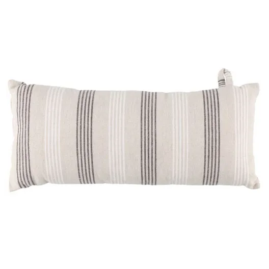 4-living-sauna-kissen-stripe-braun-wei-50x22-cm-baumwolle image 1