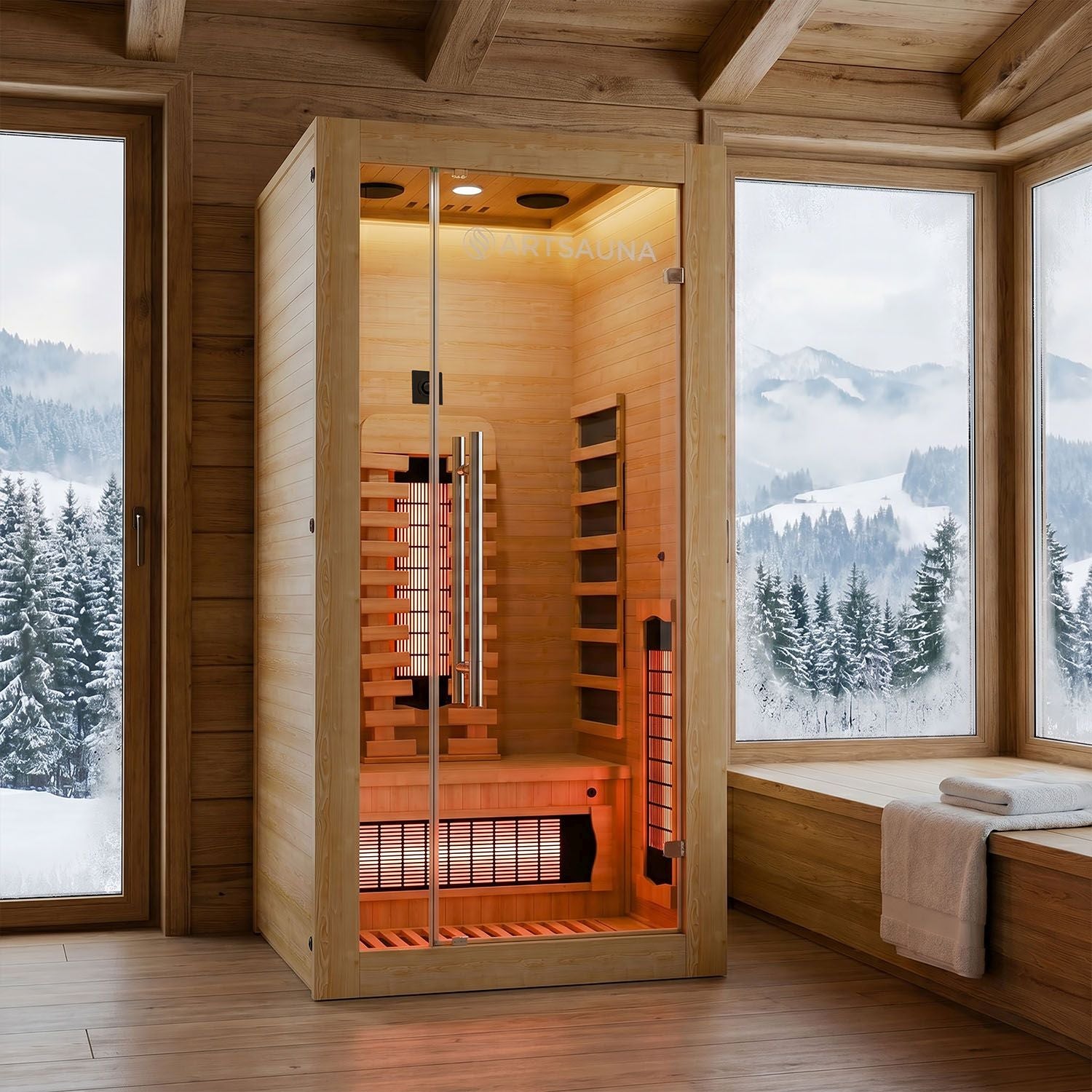 artsauna-kiruna-90-premium-infrarotkabine-dual-dimmbar image 1