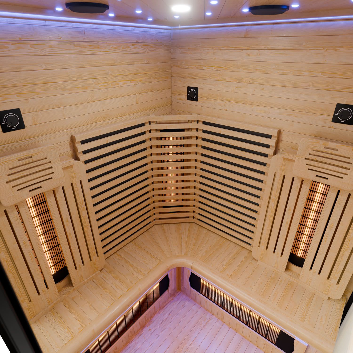 artsauna-malm-140-infrarotkabine-schwarz-3-personen-vollspektrum image 4
