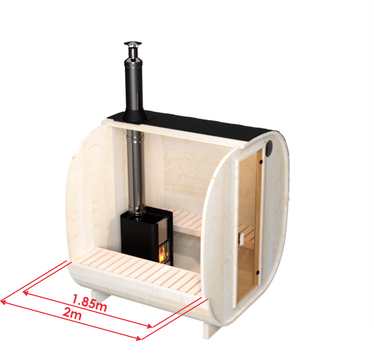 wellmia-quadro-fasssauna-small-200-cm-saunafass-4-personen image 3